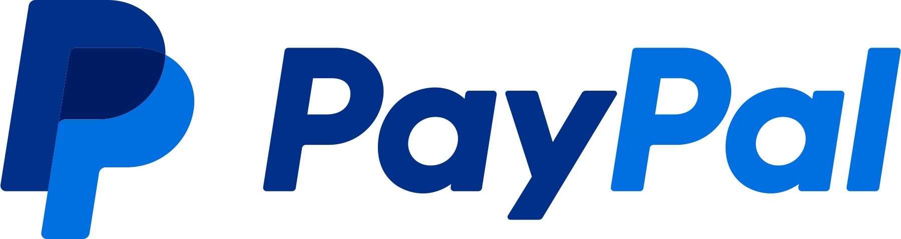 New PayPal Logo Horizontal Full Color Png 